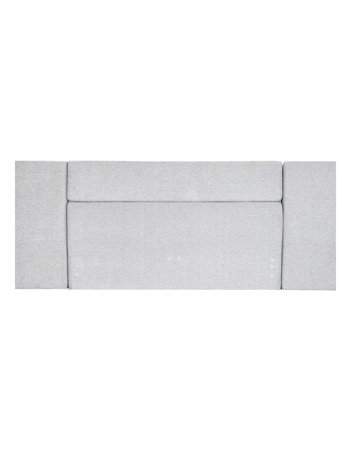 Waverley - Headboard With Wing - Queen - Paloma Grey image 1
