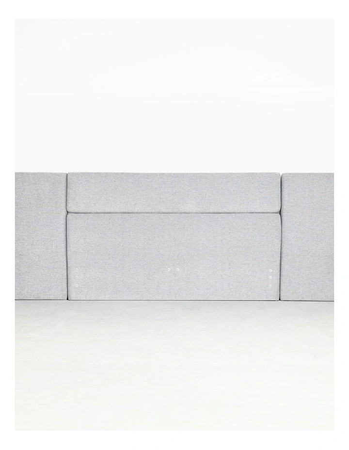 Waverley - Headboard With Wing - Queen - Paloma Grey image 4