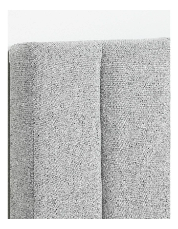 Elodie - Headboard With Wing - Queen - Paloma Grey image 4