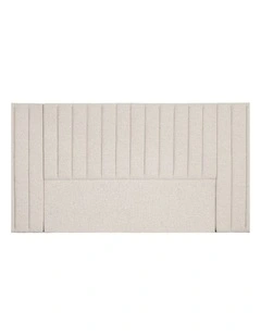 Elodie - Headboard With Wing - King - Oatmeal