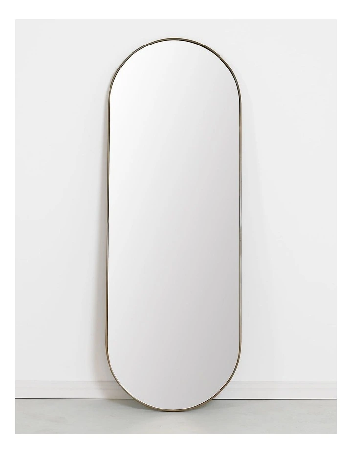 Darcy & Duke Gatsby Oval Mirror - Gold Powdercoat Metal image 3