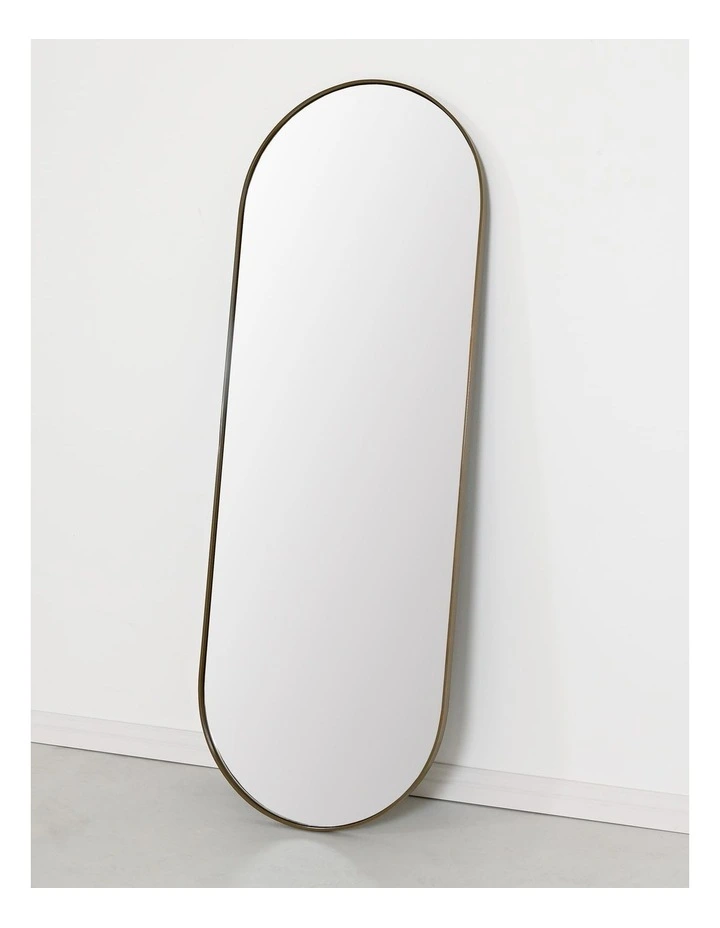 Darcy & Duke Gatsby Oval Mirror - Gold Powdercoat Metal image 5