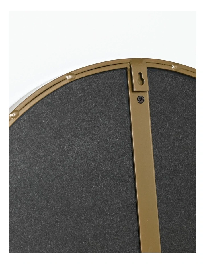 Darcy & Duke Gatsby Oval Mirror - Gold Powdercoat Metal image 6