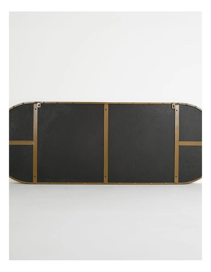 Darcy & Duke Gatsby Oval Mirror - Gold Powdercoat Metal image 7