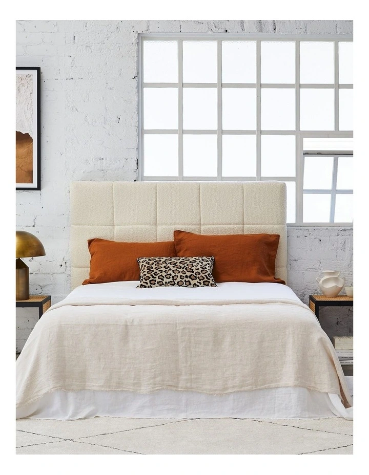 Cameron - Headboard - Queen - Boucle Cream image 2