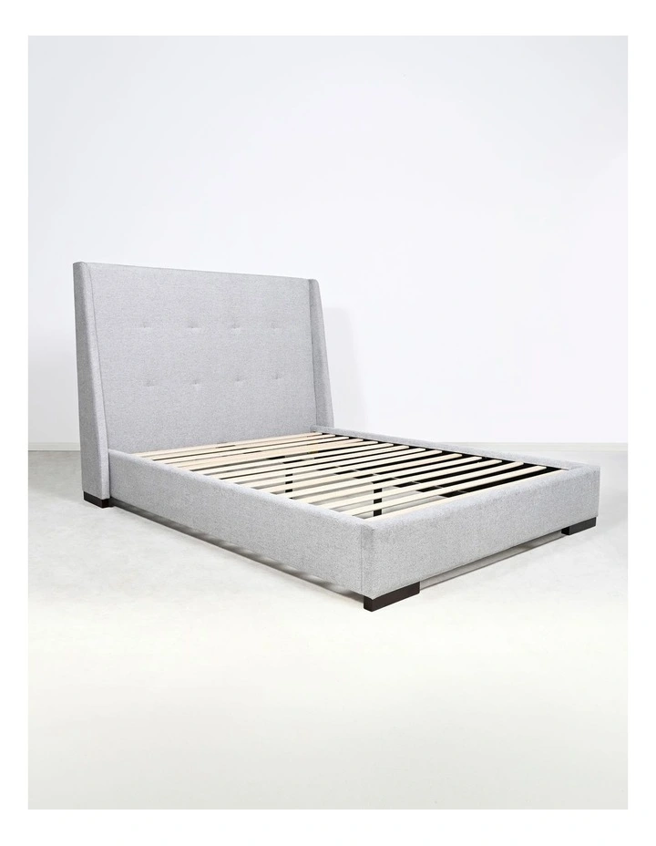 Dorian Queen Full Bed in Paloma Grey image 1