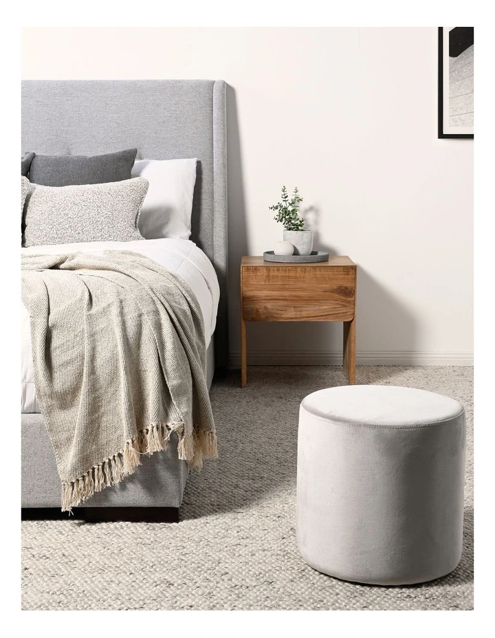 Dorian Queen Full Bed in Paloma Grey image 7