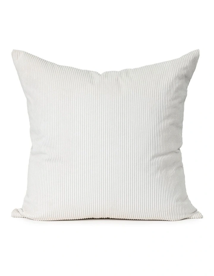 Cord Cushion - Cream - 57 X 57 - Feather Fill image 1