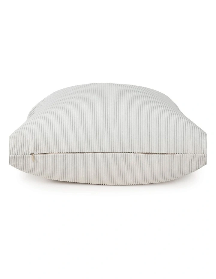 Cord Cushion - Cream - 57 X 57 - Feather Fill image 3