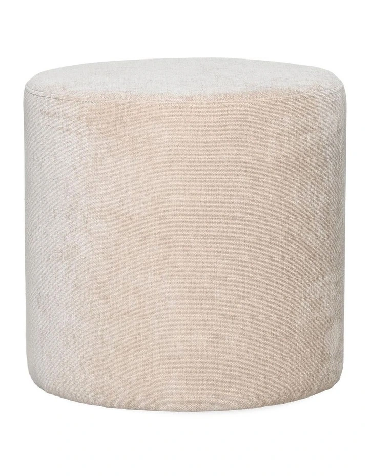 Miro Ottoman - Natural chenille, 45cm image 1