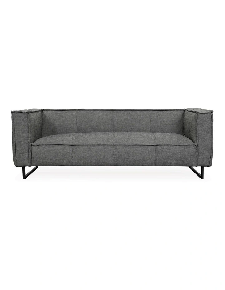 Lola 3-Seater Sofa in Grey image 1