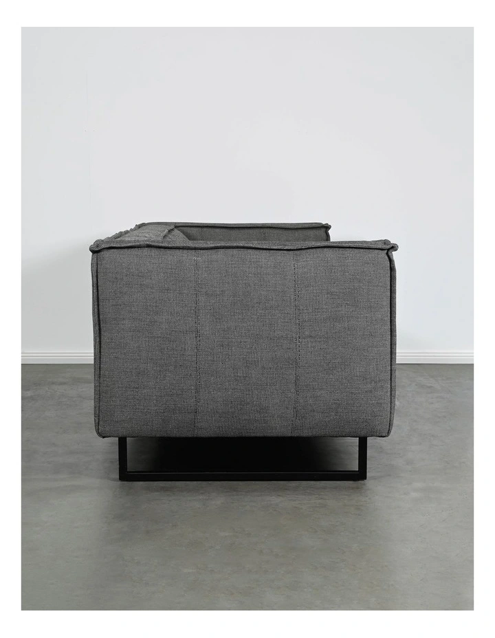 Lola 3-Seater Sofa in Grey image 4