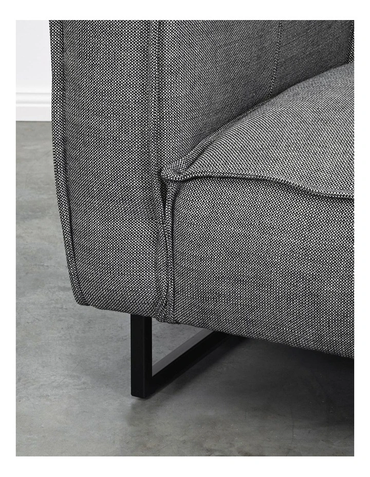 Lola 3-Seater Sofa in Grey image 7