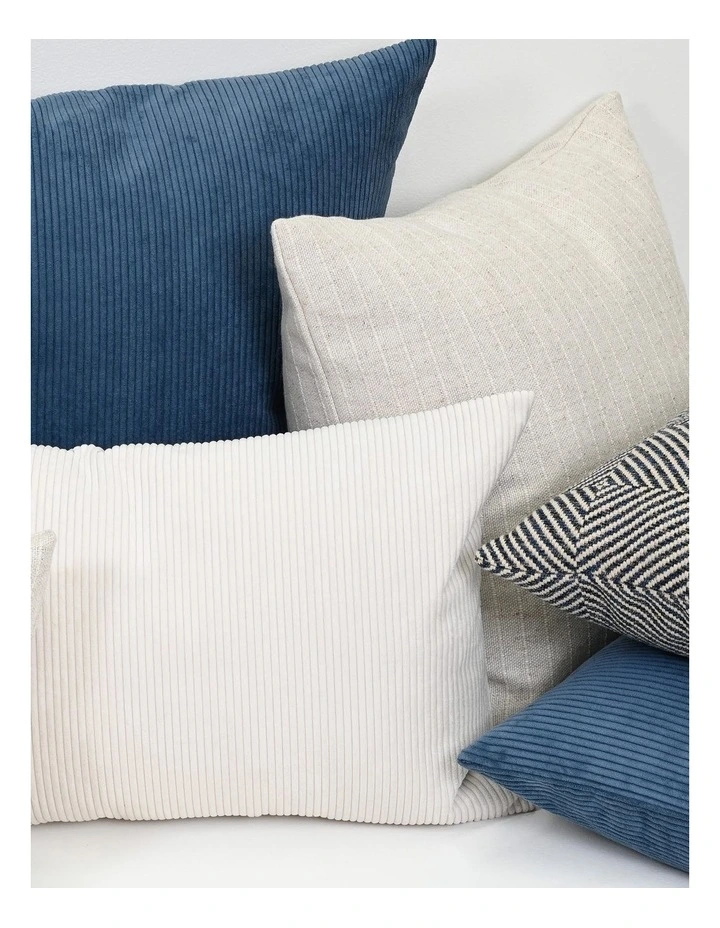 Navy Cord - Corduroy Cushion - 55 X 55 image 3
