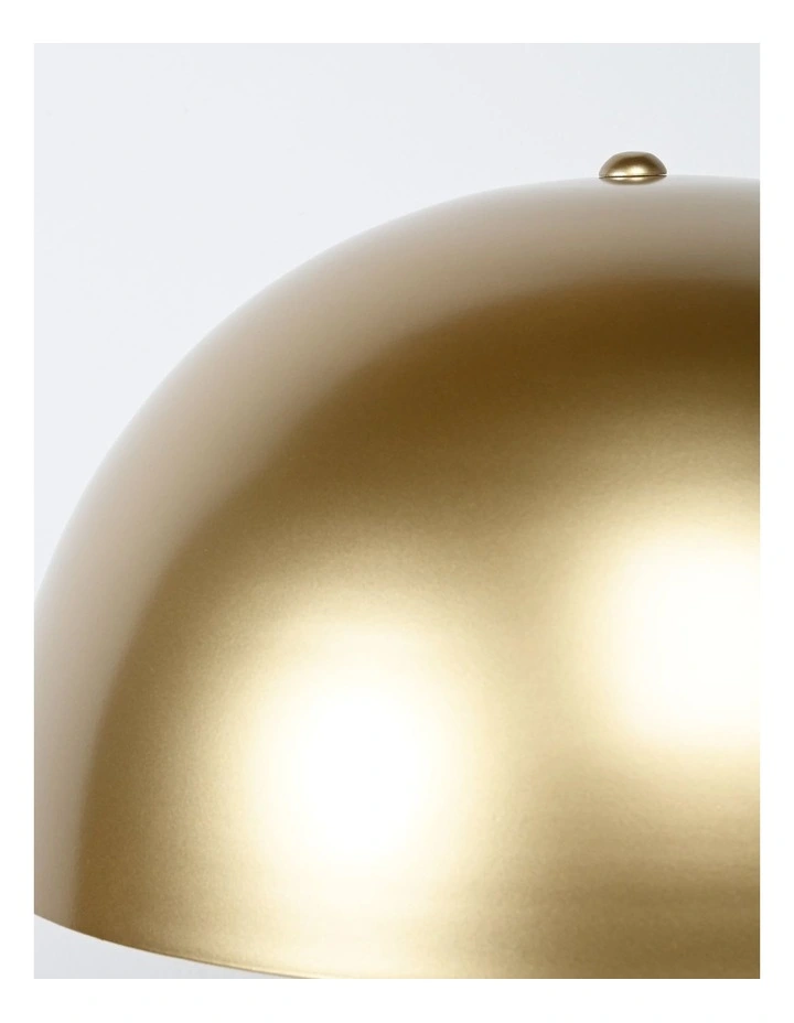Lumiere Table Lamp - Sandstone Marble Base, Gold Metal Shade image 6