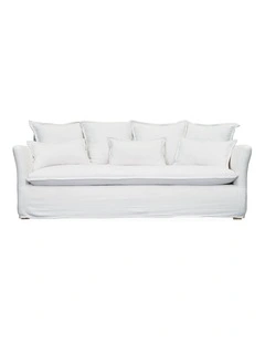 Byron 3-Seater Sofa in White