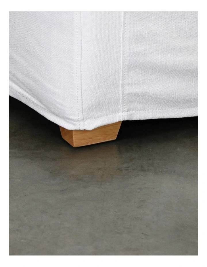 Byron 3-Seater Sofa in White image 6