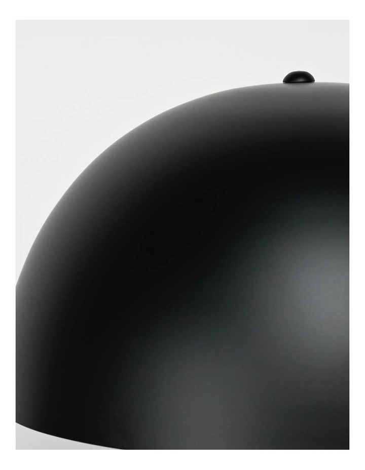 Lumiere Table Lamp - Black Marble Base, Black Metal Shade image 7