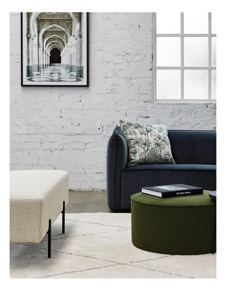 Ottoman in Oatmeal image 2