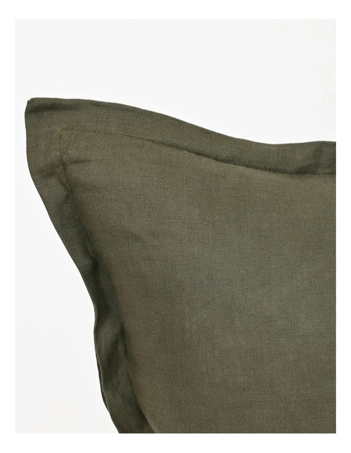 Elements - Dark Moss - Linen Cushion - 55 X 55 image 4