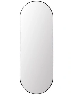 Darcy & Duke Gatsby Oval Mirror - Black Powder-Coated Metal