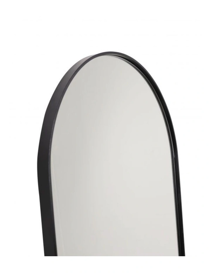 Darcy & Duke Gatsby Oval Mirror - Black Powder-Coated Metal image 2