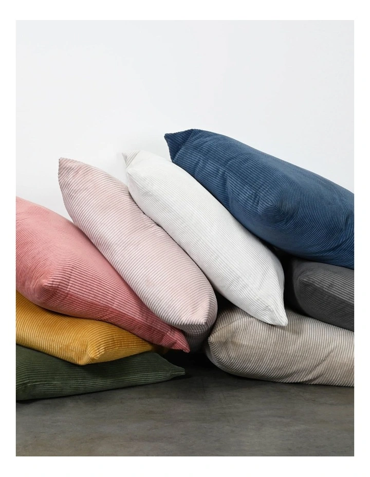 Cord Cushion - Oatmeal - 57 X 37 - Feather Fill image 5
