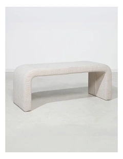 Arch Ottoman in Chacha Beige