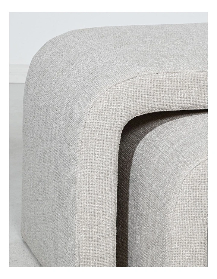 Arch Ottoman in Chacha Beige image 4