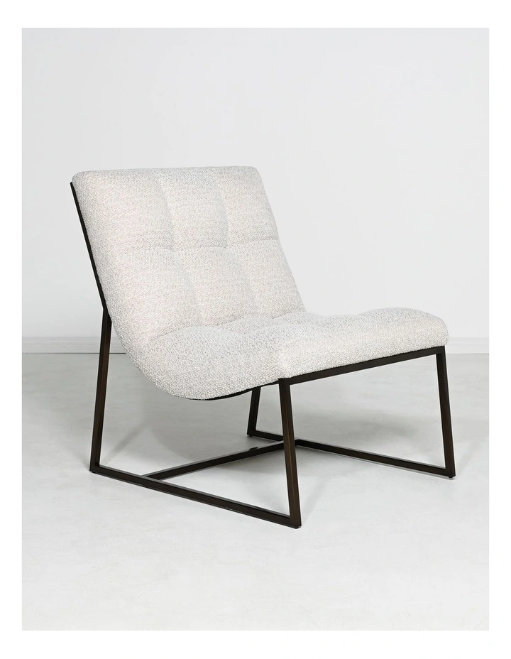 Moulin Lounge Chair - Forza Natural - Brushed Dark Bronze Leg image 2