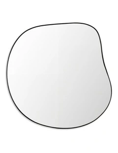 Darcy & Duke Gatsby Organic Shaped Mirror - Black Metal
