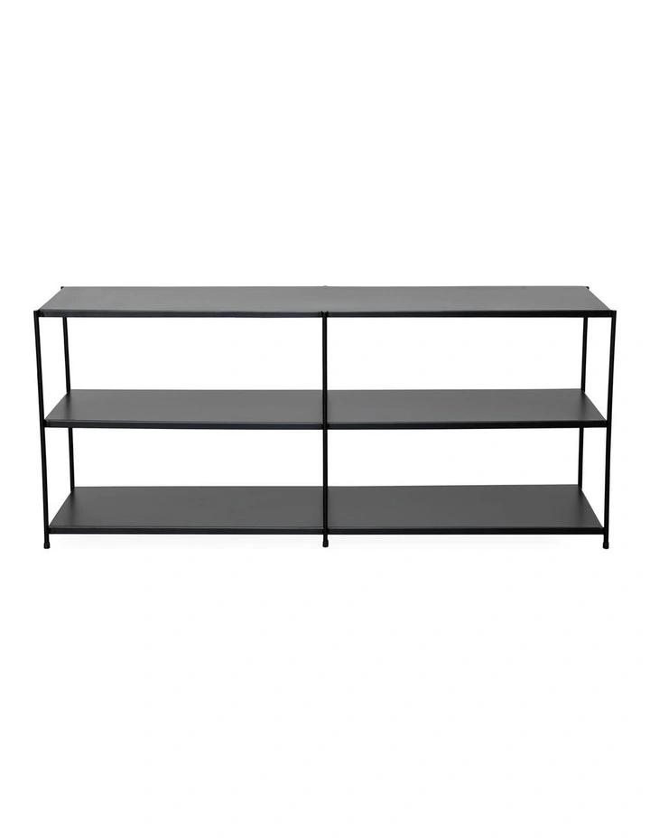 Console Table in Black Metal image 1