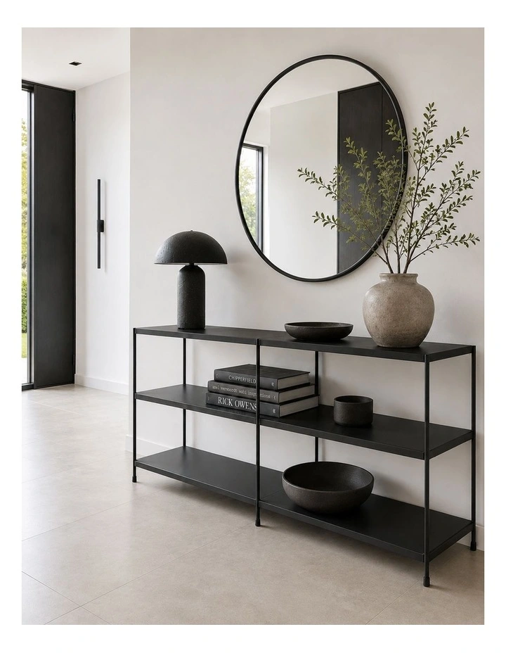 Console Table in Black Metal image 2