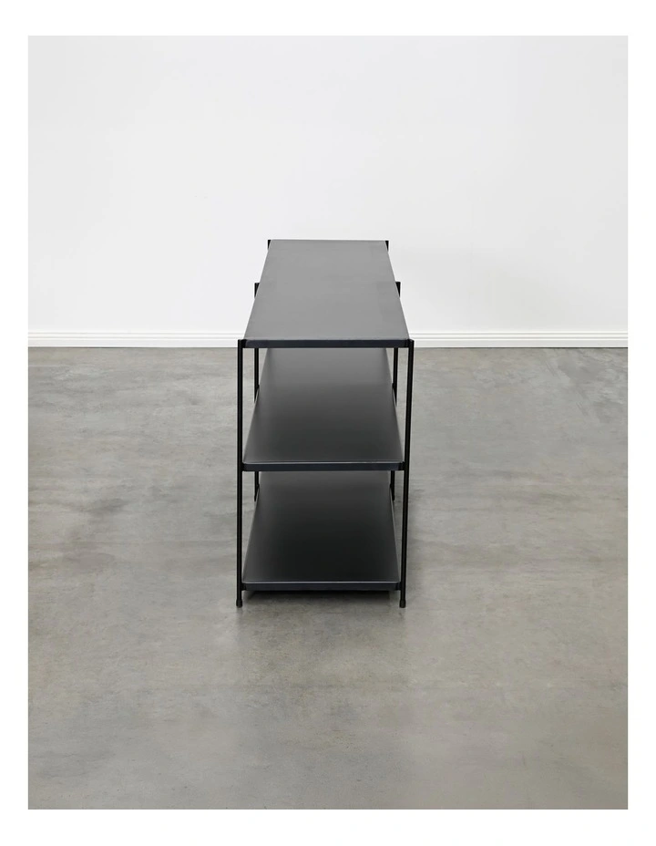 Console Table in Black Metal image 4