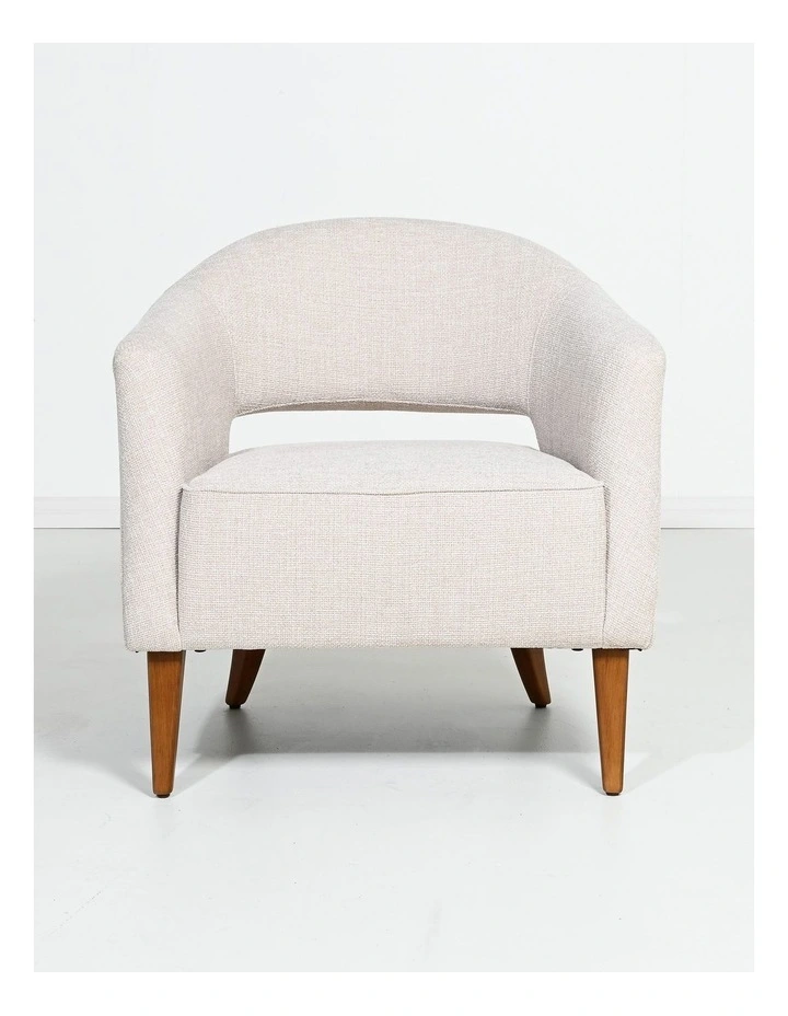 Darcy & Duke Aiden Armchair - Chacha Beige, Wood Leg image 3