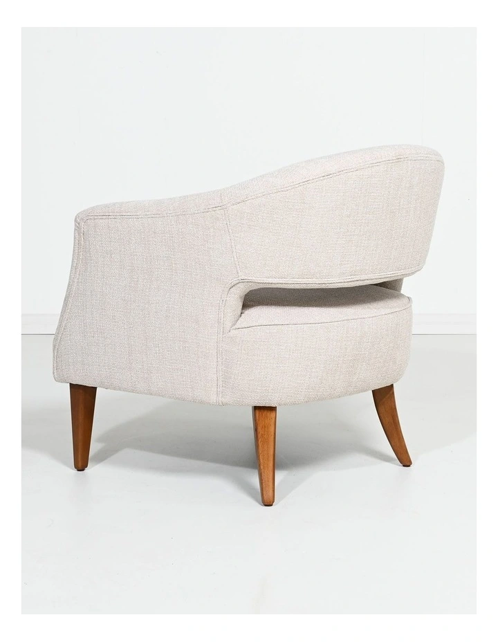 Darcy & Duke Aiden Armchair - Chacha Beige, Wood Leg image 5