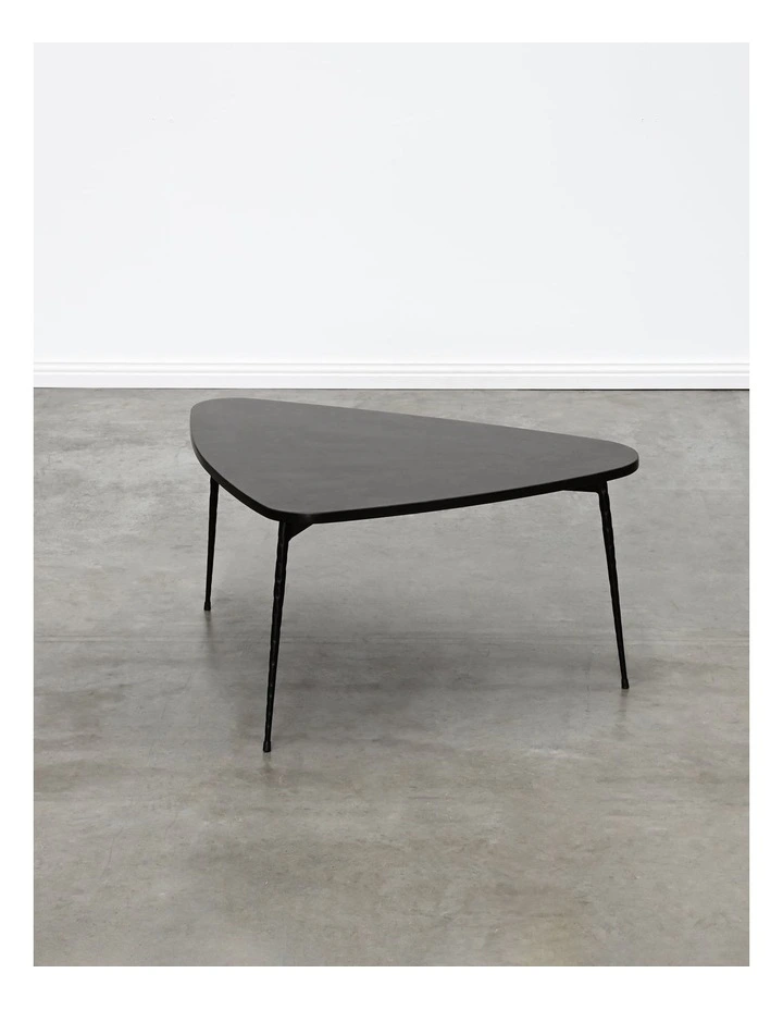 Alba - Coffee Table Medium - Black Marble Black Base image 4