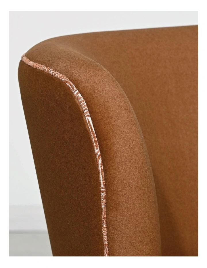 Coco Swivel Chair - Toba Mohair Orange image 6