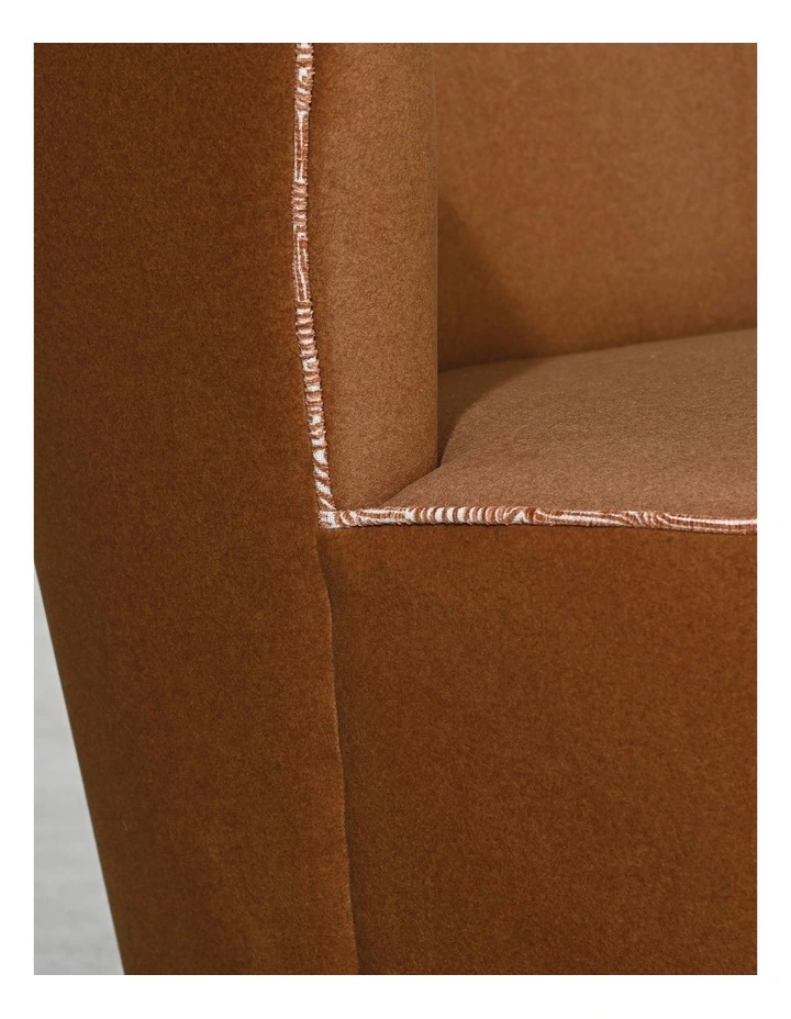 Coco Swivel Chair - Toba Mohair Orange image 7