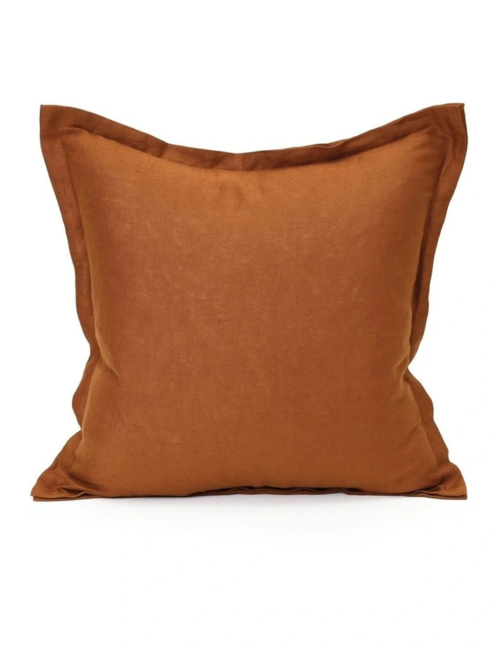Elements - Chestnut - Linen Cushion - 55 X 55 image 1