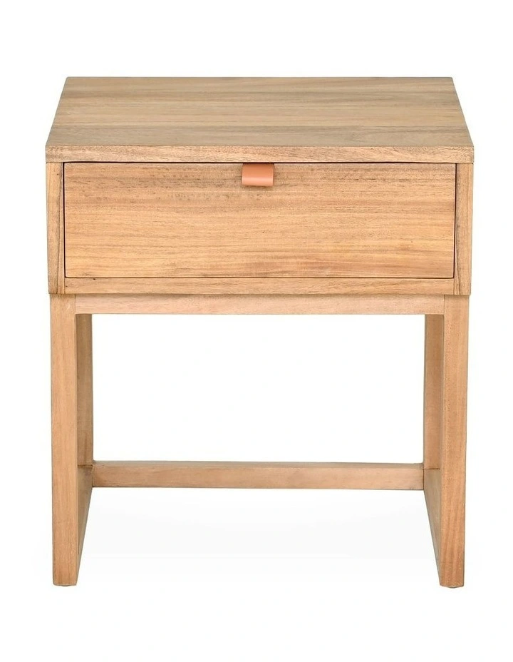 Noma Bedside Table with Drawer - Acacia Natural image 1