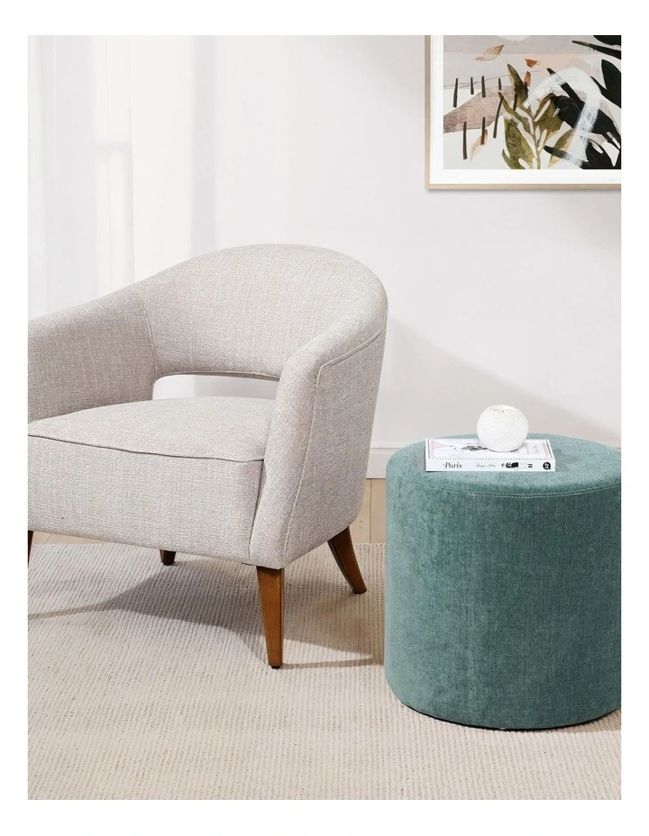 Darcy & Duke Sabo Ottoman - Sabo Leaf, Green image 2
