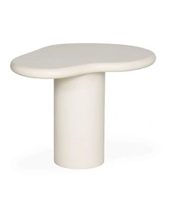 Maru Side Table - Latte White