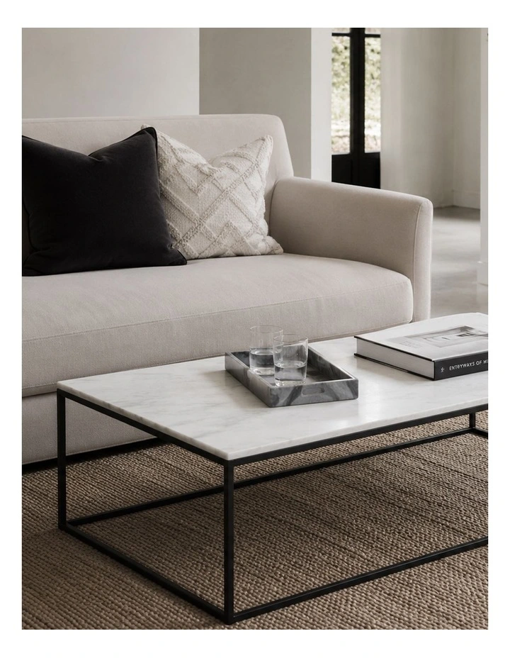 Coffee Table Large in White image 2