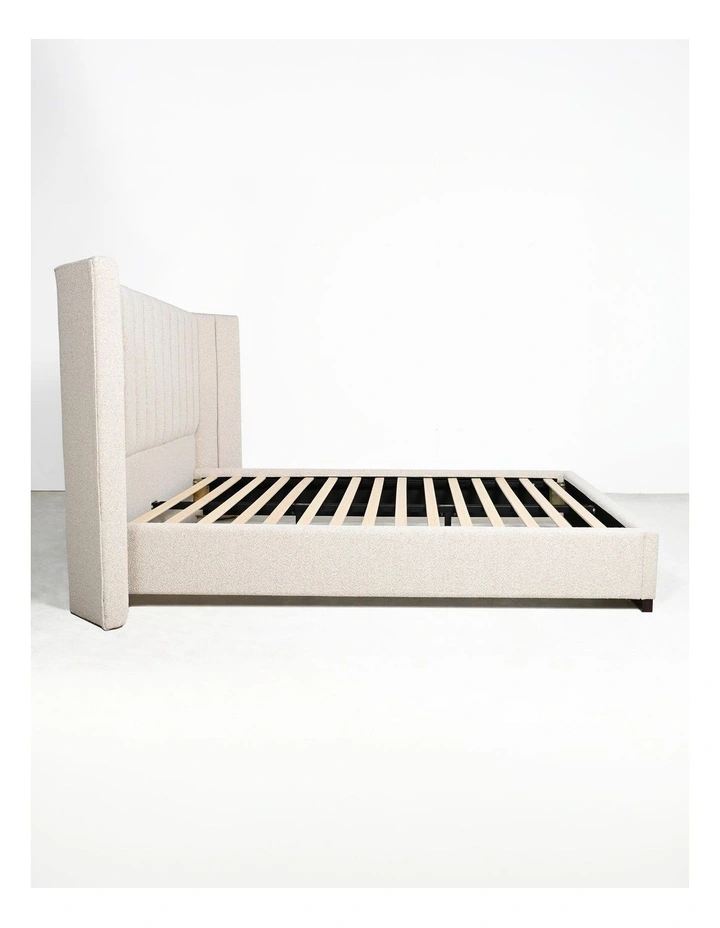 Lulu Queen Size Full Bed in Oatmeal image 4