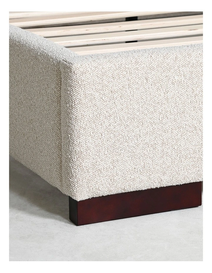 Lulu Queen Size Full Bed in Oatmeal image 6