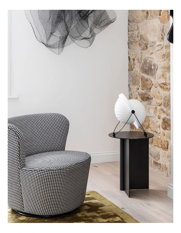 Darcy & Duke Coco Swivel Chair, Black image 5
