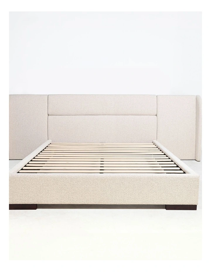 Waverley - Full Bed With Wing - Queen - Oatmeal image 3