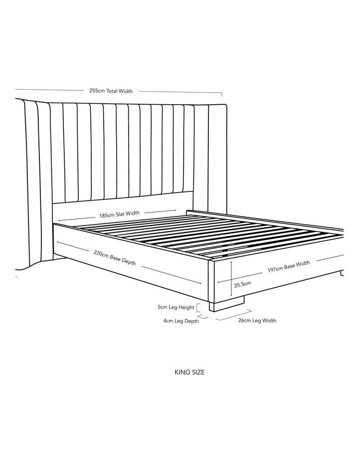 Celeste - Headboard - King - Paloma Grey image 6