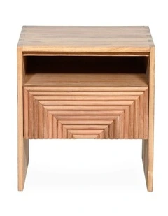 Darcy & Duke Harvey bedside table - Acacia wood natural finish